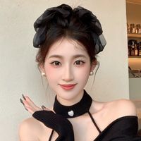Vintage Style Bow Knot Alloy Cloth Hair Claws sku image 12