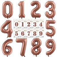 Birthday Number Aluminum Film Party Balloons sku image 78