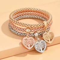 Casual Retro Simple Style Heart Shape Alloy Wholesale Bracelets main image 4