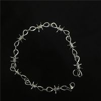 Punk Commute Solid Color Alloy Plating Silver Plated Unisex Necklace Choker main image 6