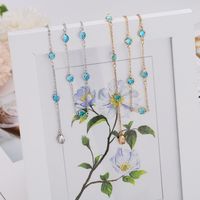 Wholesale Jewelry Simple Style Commute Geometric Alloy Rhinestones Gold Plated Silver Plated Choker main image 5