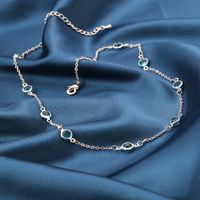 Wholesale Jewelry Simple Style Commute Geometric Alloy Rhinestones Gold Plated Silver Plated Choker main image 6