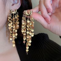 Basic Simple Style Round Alloy Patchwork Women's Drop Earrings main image 1