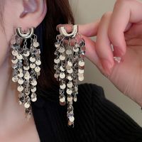 Basic Simple Style Round Alloy Patchwork Women's Drop Earrings sku image 2
