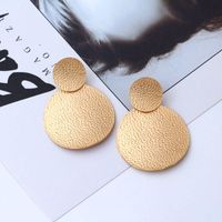 Exaggerated Round Alloy Shell Plating Women's Drop Earrings main image 3
