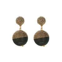 Modern Style Artistic Round Alloy Plating Gold Plated Women's Drop Earrings main image 5