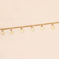 Elegant Simple Style Star Alloy Plating Women's Chain Belts main image 3
