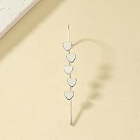 Simple Style Artistic Heart Shape Alloy Plating Women's Earrings main image 4
