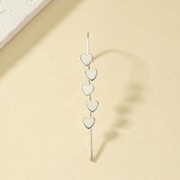 Style Simple Artistique Forme De Cœur Alliage Placage Femmes Des Boucles D'oreilles main image 4