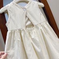 Cute Flower Cotton Girls Dresses main image 2