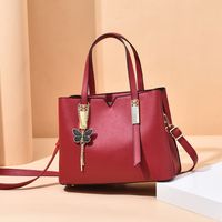 Women's Medium All Seasons Pu Leather Classic Style Handbag main image 1