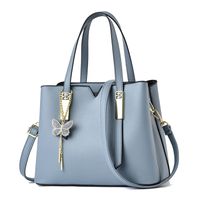 Women's Medium All Seasons Pu Leather Classic Style Handbag sku image 2