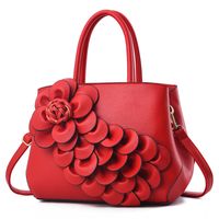 Women's Large All Seasons Pu Leather Vintage Style Handbag main image 3