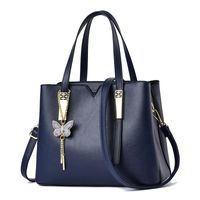 Women's Medium All Seasons Pu Leather Classic Style Handbag sku image 3