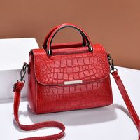 Women's Small All Seasons Pu Leather Classic Style Handbag sku image 2