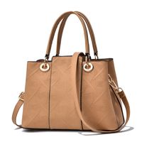 Women's Large All Seasons Pu Leather Classic Style Handbag sku image 3