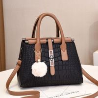 Women's Large All Seasons Pu Leather Classic Style Handbag sku image 1