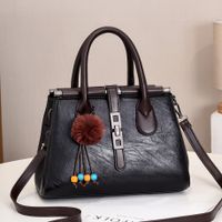 Women's Large All Seasons Pu Leather Classic Style Handbag sku image 13