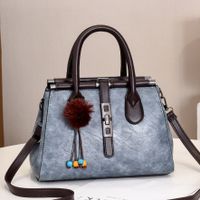 Women's Large All Seasons Pu Leather Classic Style Handbag sku image 7