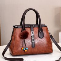 Women's Large All Seasons Pu Leather Classic Style Handbag sku image 11