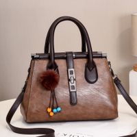 Women's Large All Seasons Pu Leather Classic Style Handbag sku image 10