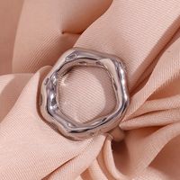 Basic Simple Style Classic Style Circle Stainless Steel Plating 18k Gold Plated Rings main image 3