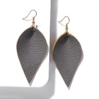 Leather Leaf Earrings Are Uniquely Simple sku image 7