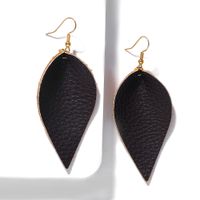 Leather Leaf Earrings Are Uniquely Simple sku image 10