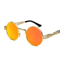 Streetwear Round Ac Round Frame Full Frame Men's Sunglasses sku image 28
