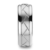 Simple Style Lines Stainless Steel Unisex Rings main image 3