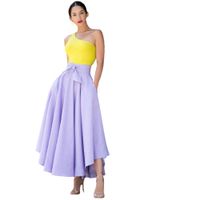 Summer Casual Vintage Style Solid Color Polyester Maxi Long Dress Skirts main image 5