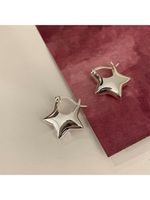 1 Pair Ig Style Star Plating Copper Earrings main image 1