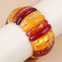 Exaggerated Ethnic Style Color Block Resin Women's Bangle main image 1