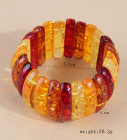Exaggerated Ethnic Style Color Block Resin Women's Bangle main image 2