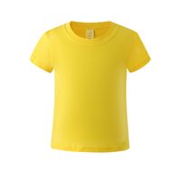 Simple Style Solid Color Patchwork Cotton T-shirts & Shirts main image 3