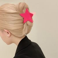 Streetwear Star Plastic Hair Claws main image 1