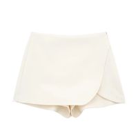 Women's Daily Casual Solid Color Shorts Slit Shorts sku image 1
