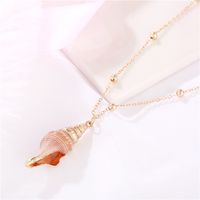 Lady Shell Conch Alloy Shell Conch Plating Women's Pendant Necklace main image 3