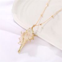 Lady Shell Conch Alloy Shell Conch Plating Women's Pendant Necklace sku image 2