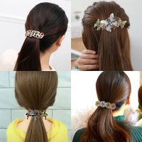 Punk Animal Letter Butterfly Alloy Plating Hair Clip main image 2