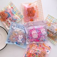 Cute Animal Colorful Plastic Rubber Band main image 2