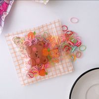 Cute Animal Colorful Plastic Rubber Band sku image 2