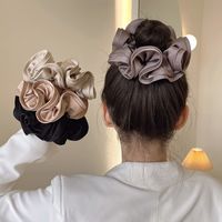 Basic Lady Classic Style Solid Color Cloth Hair Tie main image 4