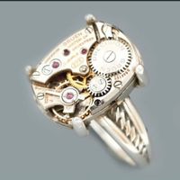 Vinistyle Cross-border Hot Selling Precision Mechanical Plate Design Metal Ring New Ring Popular main image 1