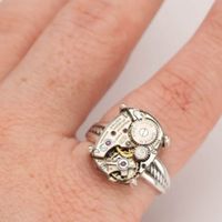 Vinistyle Cross-border Hot Selling Precision Mechanical Plate Design Metal Ring New Ring Popular main image 5