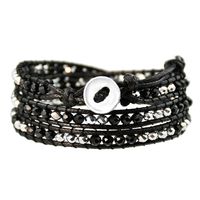 Ethnic Style Solid Color Artificial Crystal Beaded Women's Bracelets main image 3