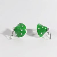 Cute Mushroom Alloy Women's Drop Earrings sku image 5