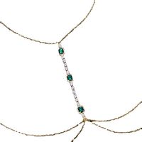Wholesale Jewelry Glam Sexy Geometric Alloy Rhinestones Body Chain main image 3