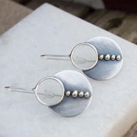 Ethnic Style Round Alloy Plating Hollow Out Women's Drop Earrings main image 5