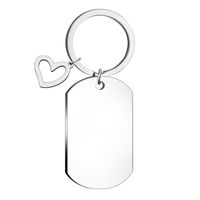 Simple Style Geometric Stainless Steel Unisex Bag Pendant Keychain sku image 21